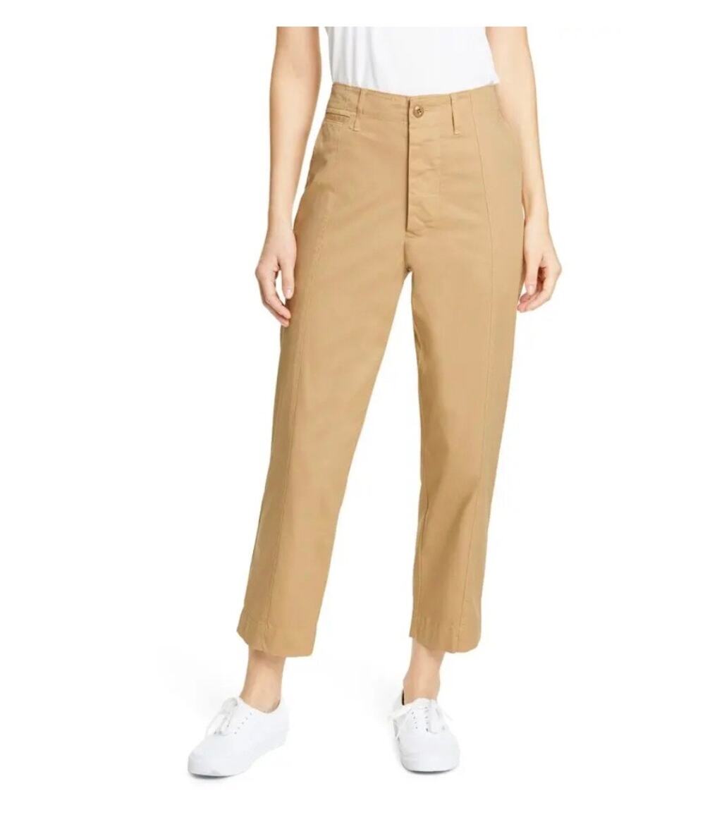ALEX MILL Stretch Cotton Twill Ankle Pants